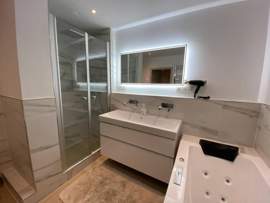 Luxury With Air Conditioning & Jaccuzzi Near Frankfurt Wiesbaden Apartment Hofheim am Taunus